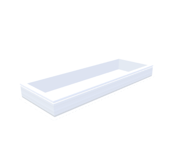 PVC-Aufsatzkranz 600x 180 cm - Skylux